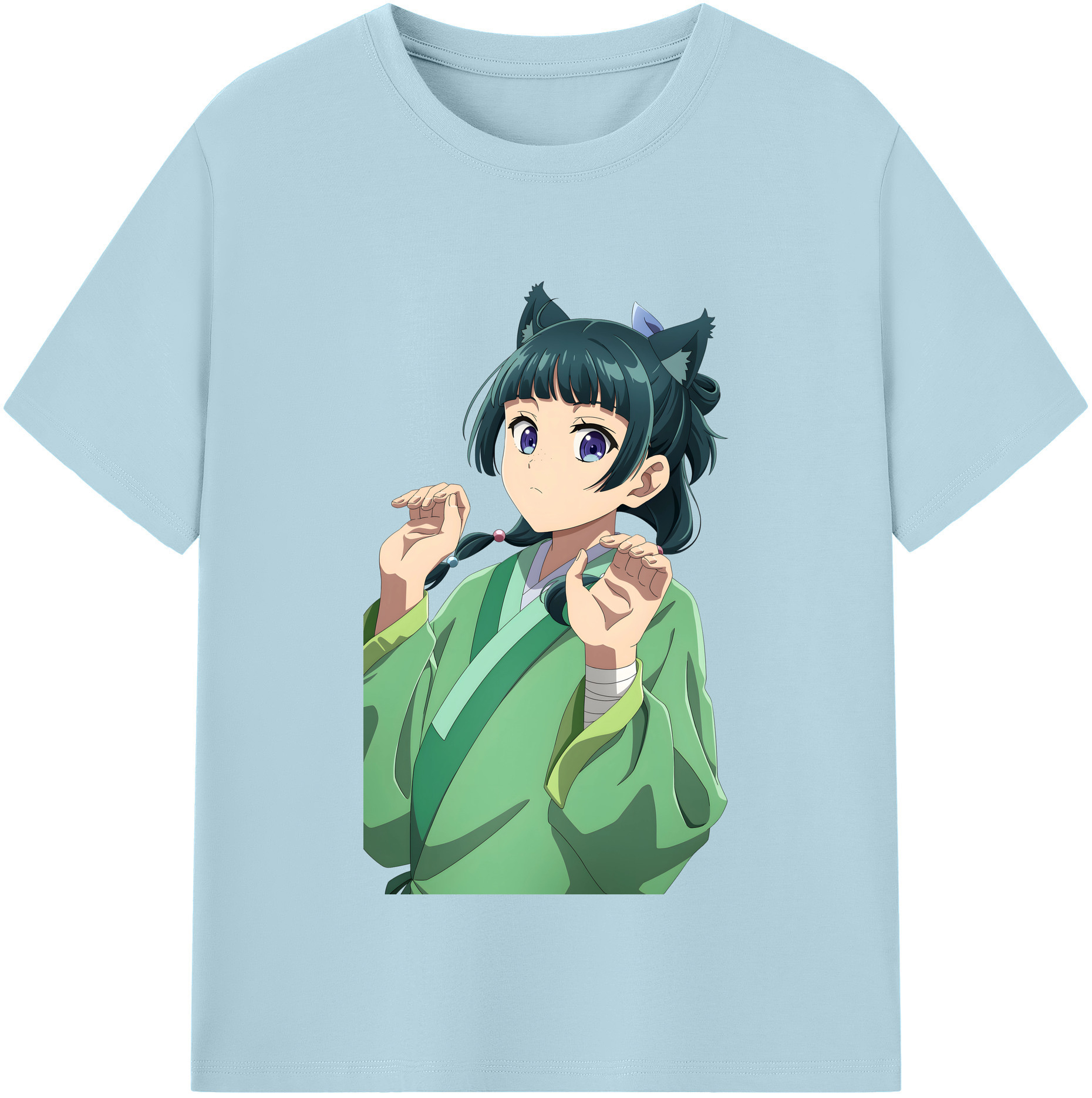 （画像用） 薬屋のひとりごと The Apothecary Diaries 綿100％半袖Tシャツ（フロントプリント）